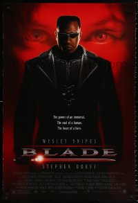 9r507 BLADE DS 1sh 1998 Wesley Snipes, Stephen Dorff, Kris Kristofferson, vampires!