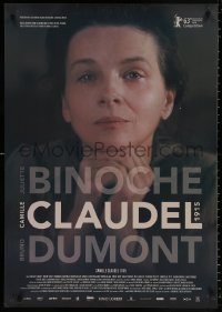 9r518 CAMILLE CLAUDEL 1915 27x39 1sh 2013 Jean-Luc Vincent, close-up of Juliette Binoche!