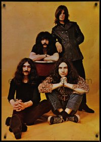 9r268 BLACK SABBATH 24x34 Danish commercial poster 1970s Butler, Tony Iommi, Bill Ward & Ozzy!