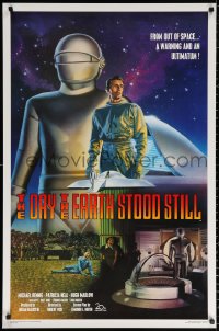 9r560 DAY THE EARTH STOOD STILL Kilian 1sh R1994 classic sci-fi art of Gort with Patricia Neal!