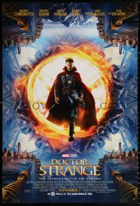 9r581 DOCTOR STRANGE advance DS 1sh 2016 sci-fi image of Benedict Cumberbatch in the title role!