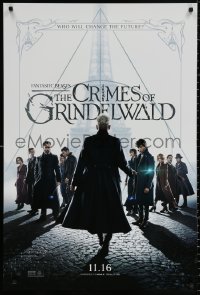 9r594 FANTASTIC BEASTS: THE CRIMES OF GRINDELWALD teaser DS 1sh 2018 who will change the future?