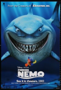 9r596 FINDING NEMO advance DS 1sh 2003 best Disney & Pixar animated fish movie, Bruce!