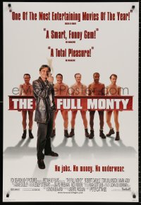 9r609 FULL MONTY style C int'l DS 1sh 1997 Peter Cattaneo, Robert Carlyle, Tom Wilkinson, Addy!