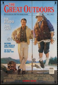 9r633 GREAT OUTDOORS advance 1sh 1988 Dan Aykroyd, John Candy, magazine cover art!