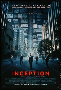 9r668 INCEPTION advance DS 1sh 2010 Christopher Nolan, Leonardo DiCaprio, Gordon-Levitt!