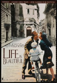 9r720 LIFE IS BEAUTIFUL 1sh 1998 Roberto Benigni's La Vita e bella, Nicoletta Braschi