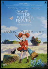 9r757 MARY & THE WITCH'S FLOWER 1sh 2018 Hiromasa Yonebayashi's Meari to Majo no Hana, anime!