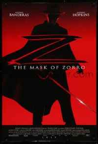 9r759 MASK OF ZORRO advance DS 1sh 1998 Antonio Banderas, Catherine Zeta-Jones, Anthony Hopkins