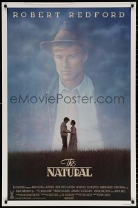 9r784 NATURAL int'l 1sh 1984 cool image of Robert Redford, Barry Levinson, baseball!