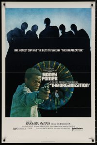 9r795 ORGANIZATION 1sh 1971 close up of Sidney Poitier as Mr. Tibbs, an honest cop with guts!