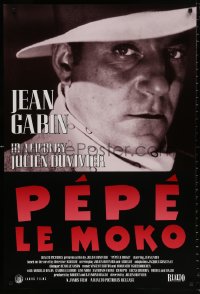 9r801 PEPE LE MOKO 1sh R2002 different close up of Jean Gabin, directed by Julien Duvivier!