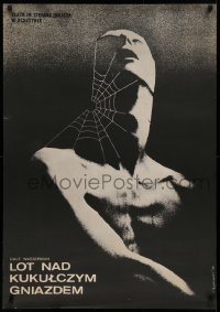 9r112 LOT NAD KUKULCZYM GNIAZDEM stage play Polish 27x38 1978 different art of man with spider web!