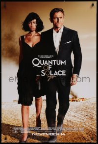 9r826 QUANTUM OF SOLACE advance 1sh 2008 Daniel Craig as James Bond, sexy Olga Kurylenko!
