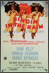 9r875 SINGIN' IN THE RAIN DS 1sh R2000 Gene Kelly, Donald O'Connor, Debbie Reynolds, classic!