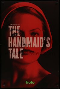 9r168 HANDMAID'S TALE tv poster 2017 close-up of Elisabeth Moss in Puritanical dress!