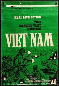 9r411 VIET NAM 21x30 Thai special poster 1960s wild art, this vacation visit exciting Viet Nam!