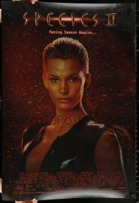 9r185 SPECIES II lenticular 27x39 video poster 1998 sexy & scary alien Natasha Henstridge!