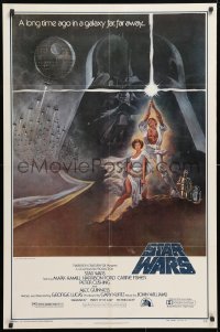 9r911 STAR WARS style A second printing 1sh 1977 George Lucas classic sci-fi epic, Tom Jung art!