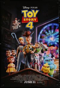 9r948 TOY STORY 4 advance DS 1sh 2019 Walt Disney, Pixar, Woody, Buzz Lightyear and cast!