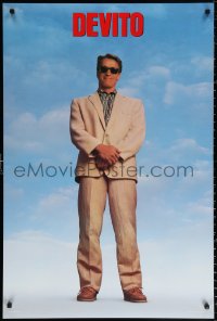9r955 TWINS teaser DS 1sh 1988 great full-length image of Arnold Schwarzenegger but DeVito credited!