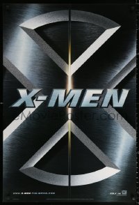 9r995 X-MEN teaser DS 1sh 2000 Bryan Singer, Marvel Comics super heroes!