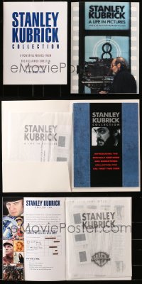 9s086 LOT OF 2 STANLEY KUBRICK PRESSKITS 1990s-2000s A Life in Pictures & Kubrick Collection!