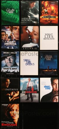 9s083 LOT OF 13 CD ONLY PRESSKITS 2000s digital advertising for a variety of different movies!