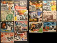 9s042 LOT OF 13 MEXICAN LOBBY CARDS 1930s-1960s scenes from a variety of different movies!