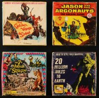 9s271 LOT OF 4 FANTASY/SCI-FI 8MM FILMS 1960s 7th Voyage of Sinbad, 20 Million Miles to Earth!