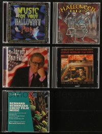 9s285 LOT OF 5 MISCELLANEOUS CDS 1990s Halloween music, Bernard Herrmann, Stan Freberg!