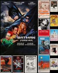 9s238 LOT OF 13 FOLDED ONE-SHEETS 1970s-1990s great images from a variety of different movies!