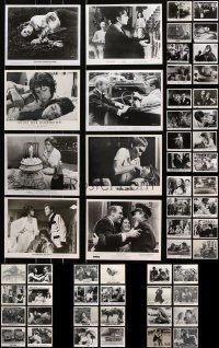 9s339 LOT OF 59 8X10 STILLS 1960s-1970s great scenes from a variety of different movies!