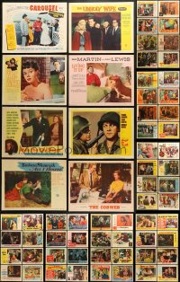 9s164 LOT OF 85 1950S LOBBY CARDS 1950s great scenes from a variety of different movies!