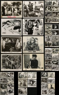 9s336 LOT OF 61 8X10 STILLS 1960s-1970s great scenes from a variety of different movies!