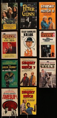 9s273 LOT OF 11 TV PAPERBACK BOOKS 1960s-1970s Charile's Angels, Kojak, Green Hornet & more!