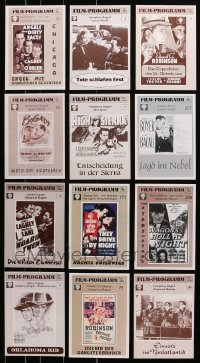9s290 LOT OF 12 FILM-PROGRAMM GERMAN PROGRAMS FROM HUMPHREY BOGART MOVIES 1980s different images!