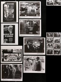 9s261 LOT OF 18 CHARLIE CHAN REPRO 8X10 STILLS 1980s wonderful poster images & movie scenes!