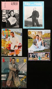 9s110 LOT OF 5 NON-U.S. MOVIE MAGAZINES 1950s-2010s filled with great images & articles!