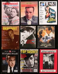 9s102 LOT OF 9 MAGAZINES WITH HUMPHREY BOGART COVERS 1970s-2010s great images & articles!
