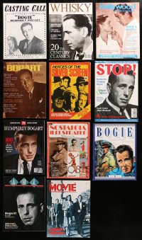 9s099 LOT OF 11 MAGAZINES WITH HUMPHREY BOGART COVERS 1970s-2000s great images & articles!