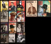 9s097 LOT OF 14 NON-U.S. MAGAZINES WITH HUMPHREY BOGART COVERS 1950s-1990s cool images & articles!