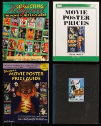 9s088 LOT OF 4 MOVIE POSTER PRICE GUIDE SOFTCOVER BOOKS 1990s-2000s great images & information!