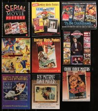 9s087 LOT OF 9 BRUCE HERSHENSON SOFTCOVER MOVIE POSTER BOOKS 1995-2004 great color images!