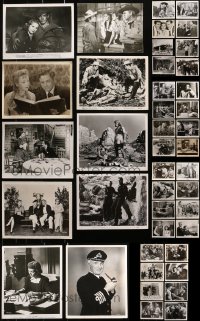 9s341 LOT OF 58 1940S-50S 8X10 STILLS 1940s-1950s scenes from a variety of different movies!