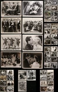 9s317 LOT OF 75 1930S-50S 8X10 STILLS 1930s-1950s scenes from a variety of different movies!