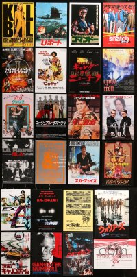 9s137 LOT OF 24 ACTION MOVIE JAPANESE CHIRASHI POSTERS 1970s-2000s a variety of movie images!