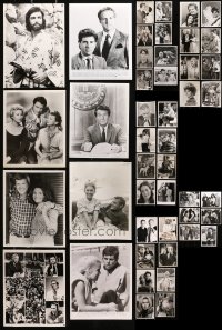 9s354 LOT OF 46 TV DRAMA STILLS 1950s-1980s a variety of images including candid portraits!