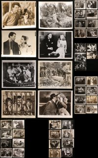 9s357 LOT OF 45 1940S 8X10 STILLS 1940s great scenes from a variety of different movies!