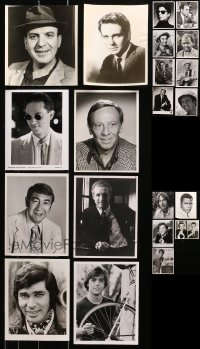 9s374 LOT OF 21 8X10 STILLS OF MALE PORTRAITS 1970s-1990s leading & supporting actors!